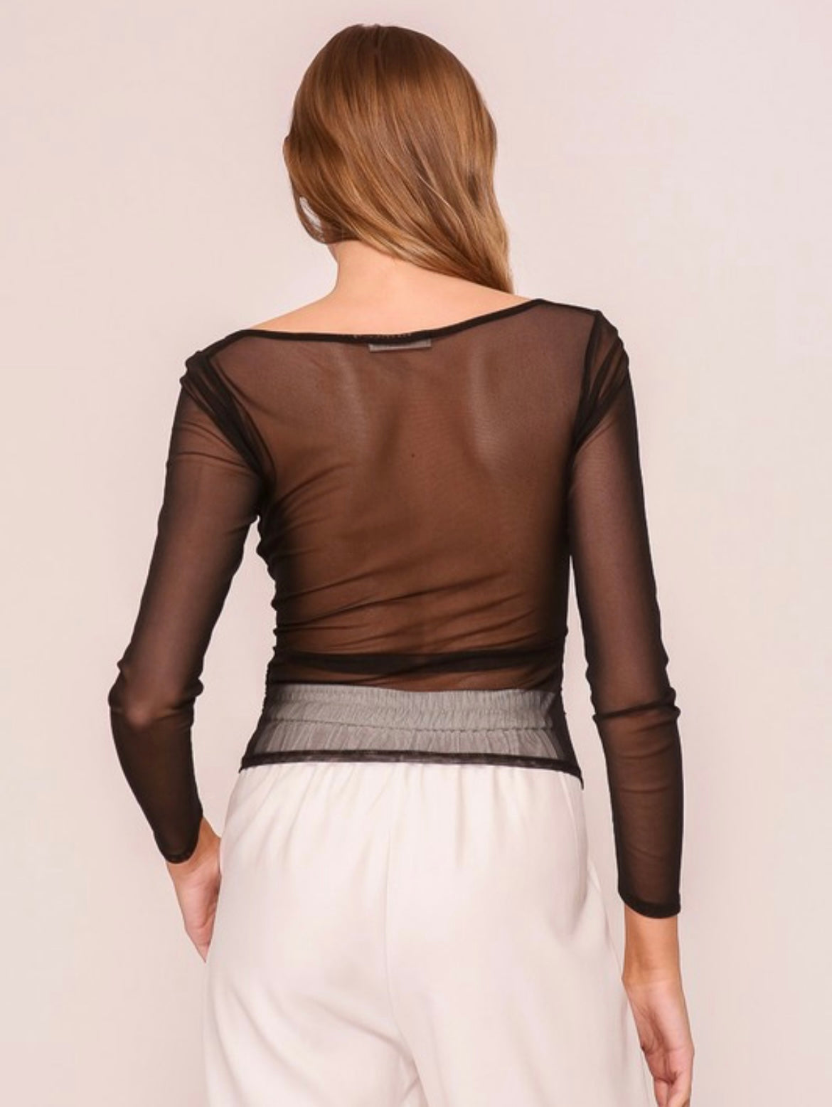 Square Neck Mesh Top was $29