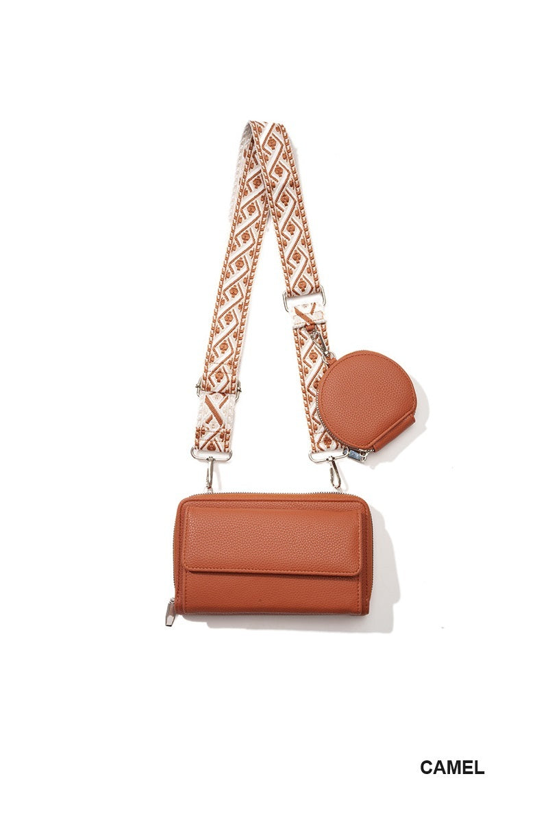Cognac Crossbody Bag