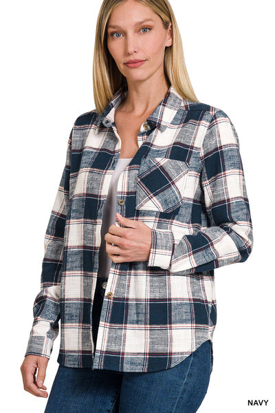 Navy Blue Plaid