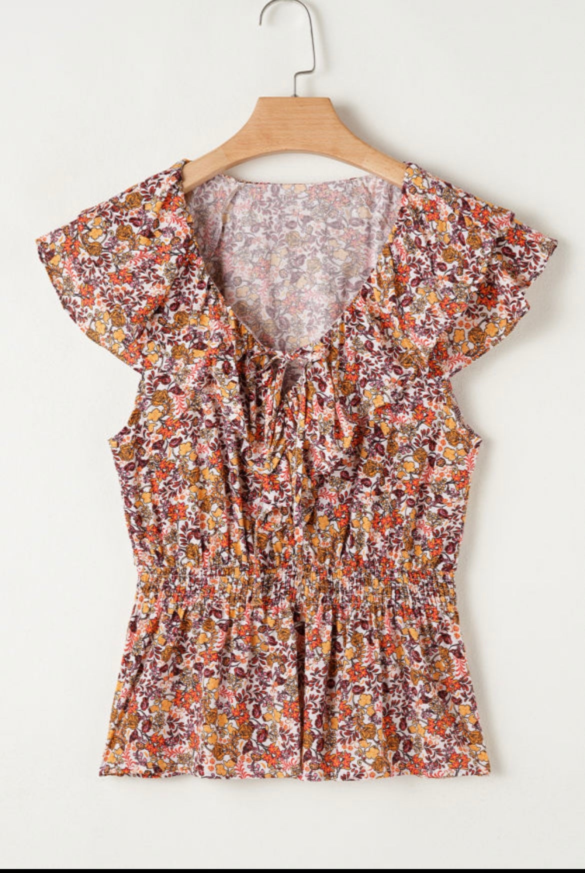 Floral Peplum Blouse