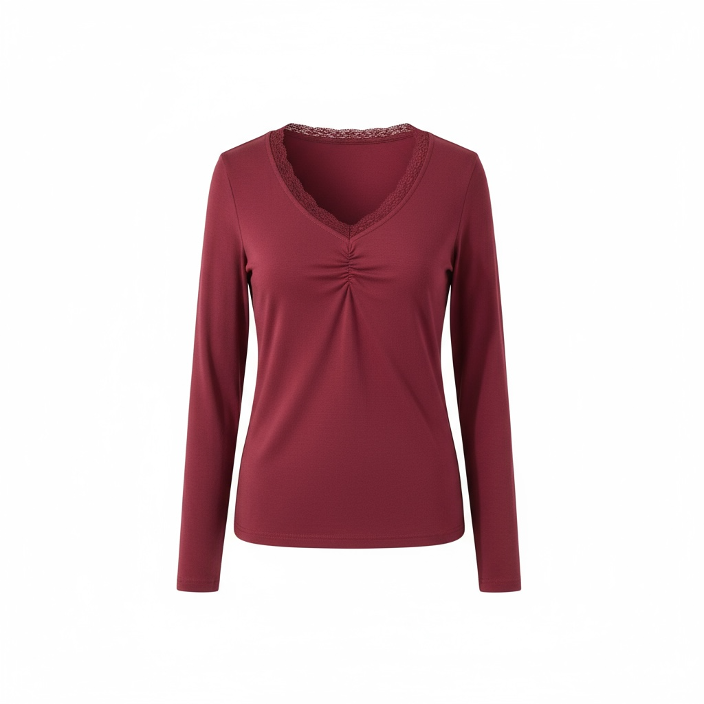 Burgundy Long Sleeve