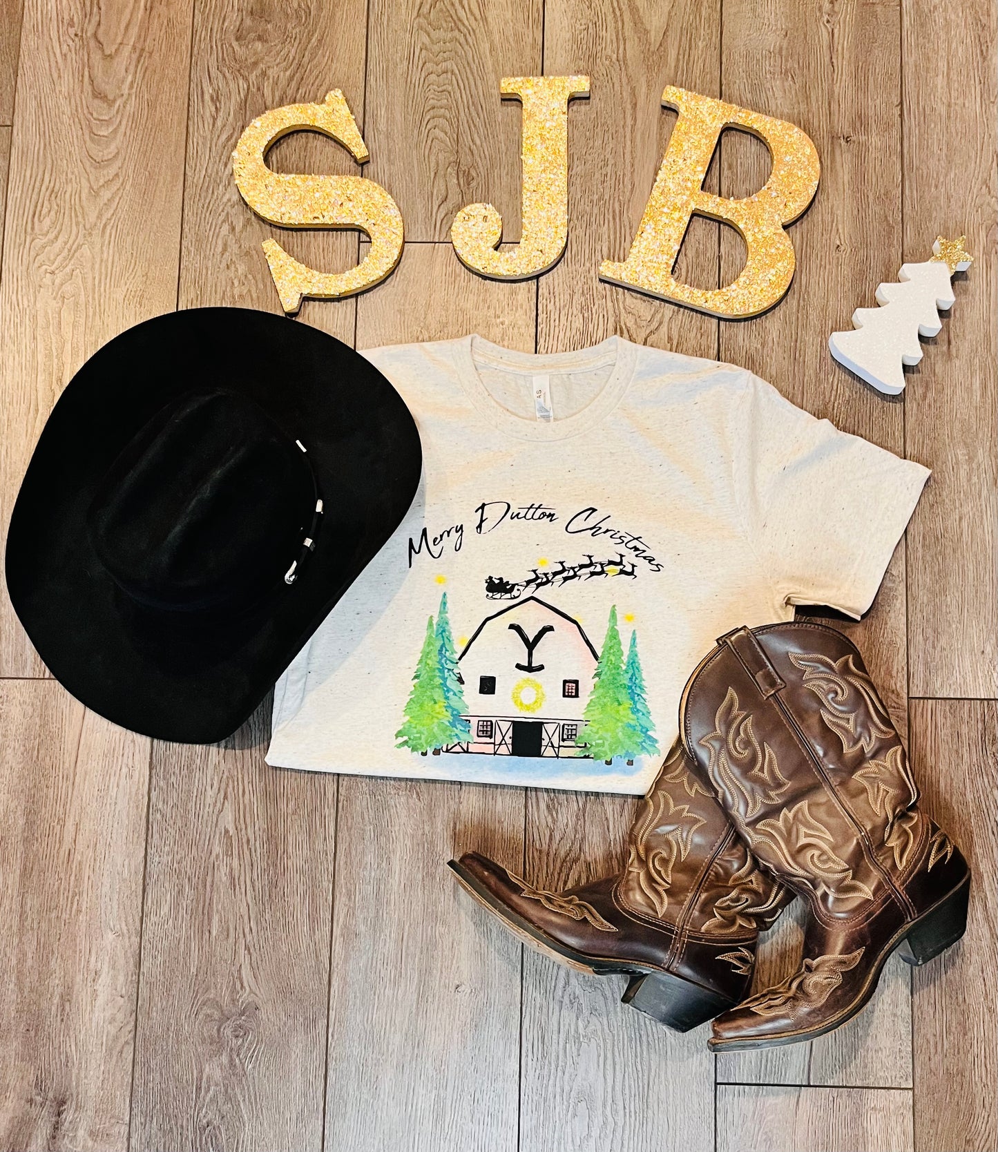 Merry Dutton Christmas Graphic was $30