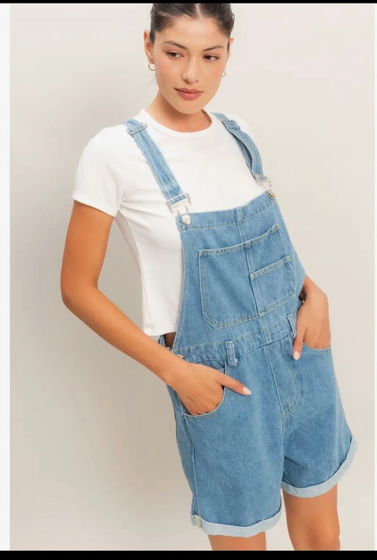 Denim Baggy Overall