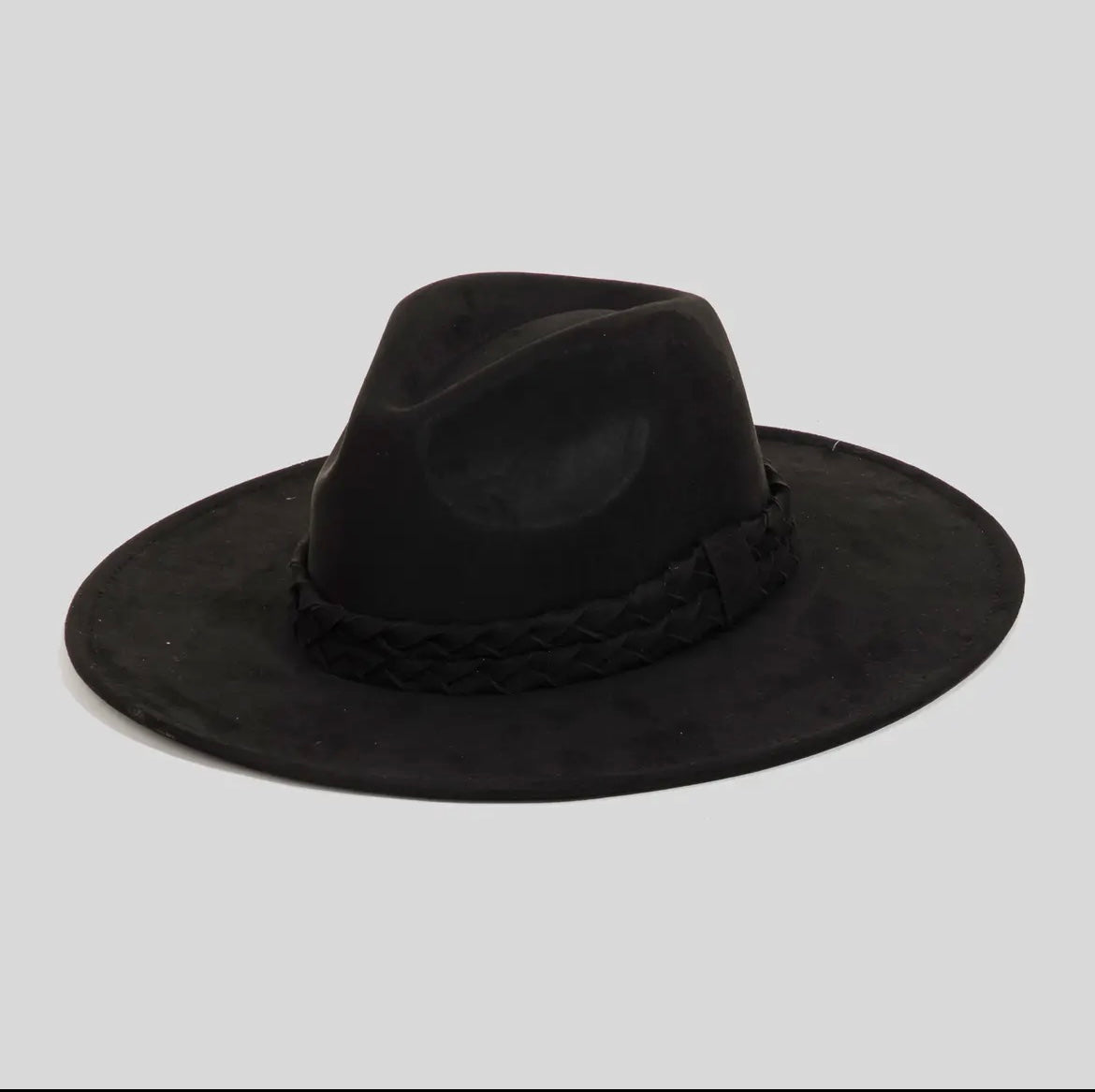 Black Braid Hat