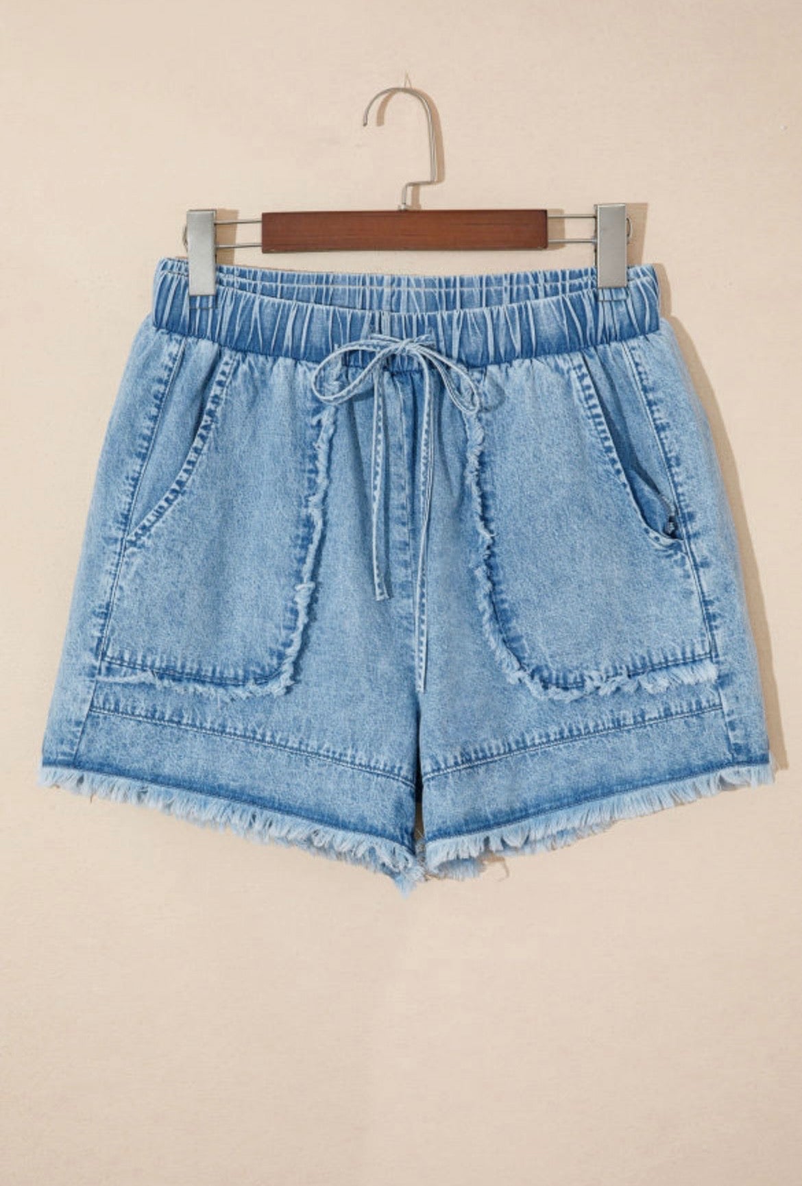 Frayed Denim Short