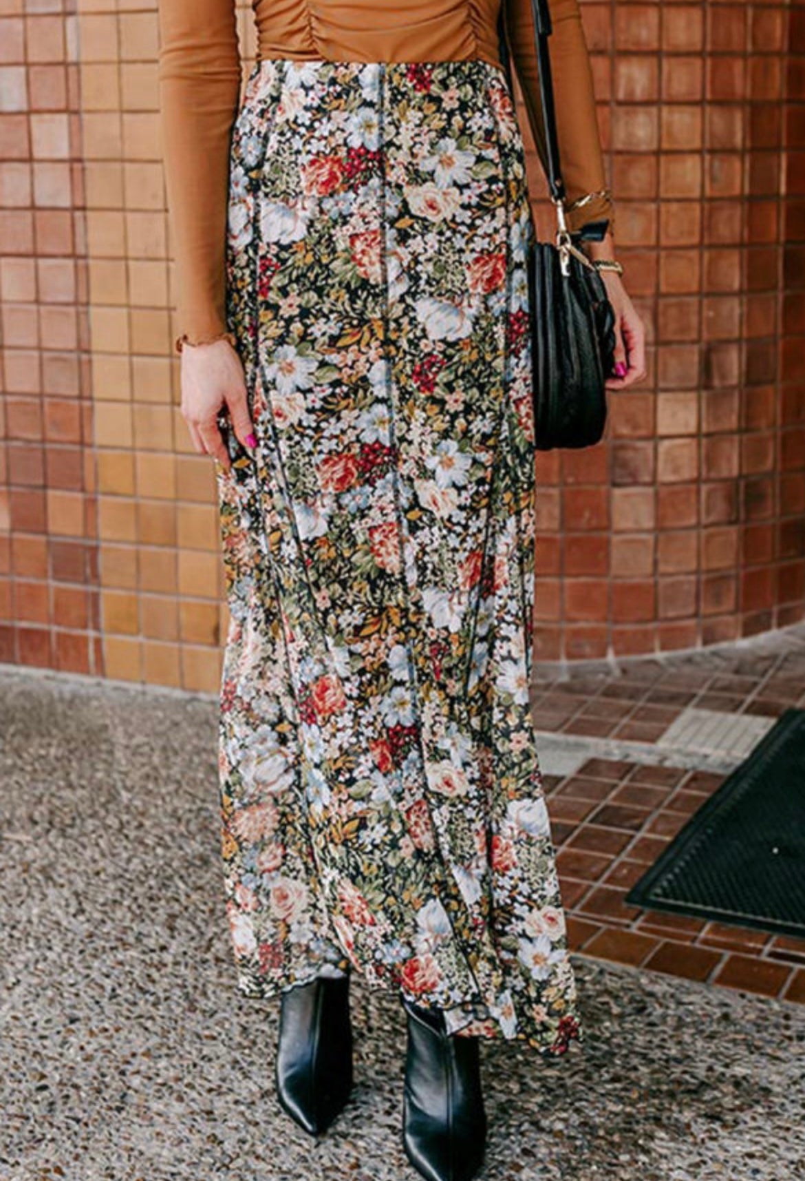 Floral Maxi Skirt