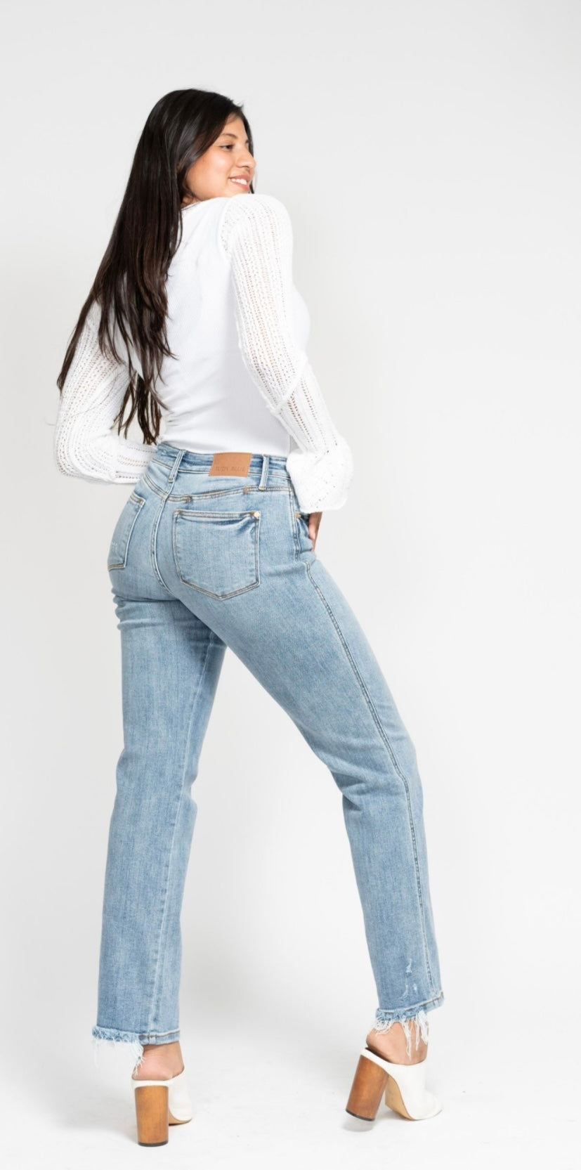 Judy Blue Mid Rise Dad Jean