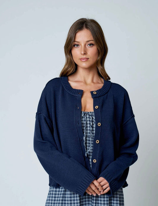 Navy Cardigan