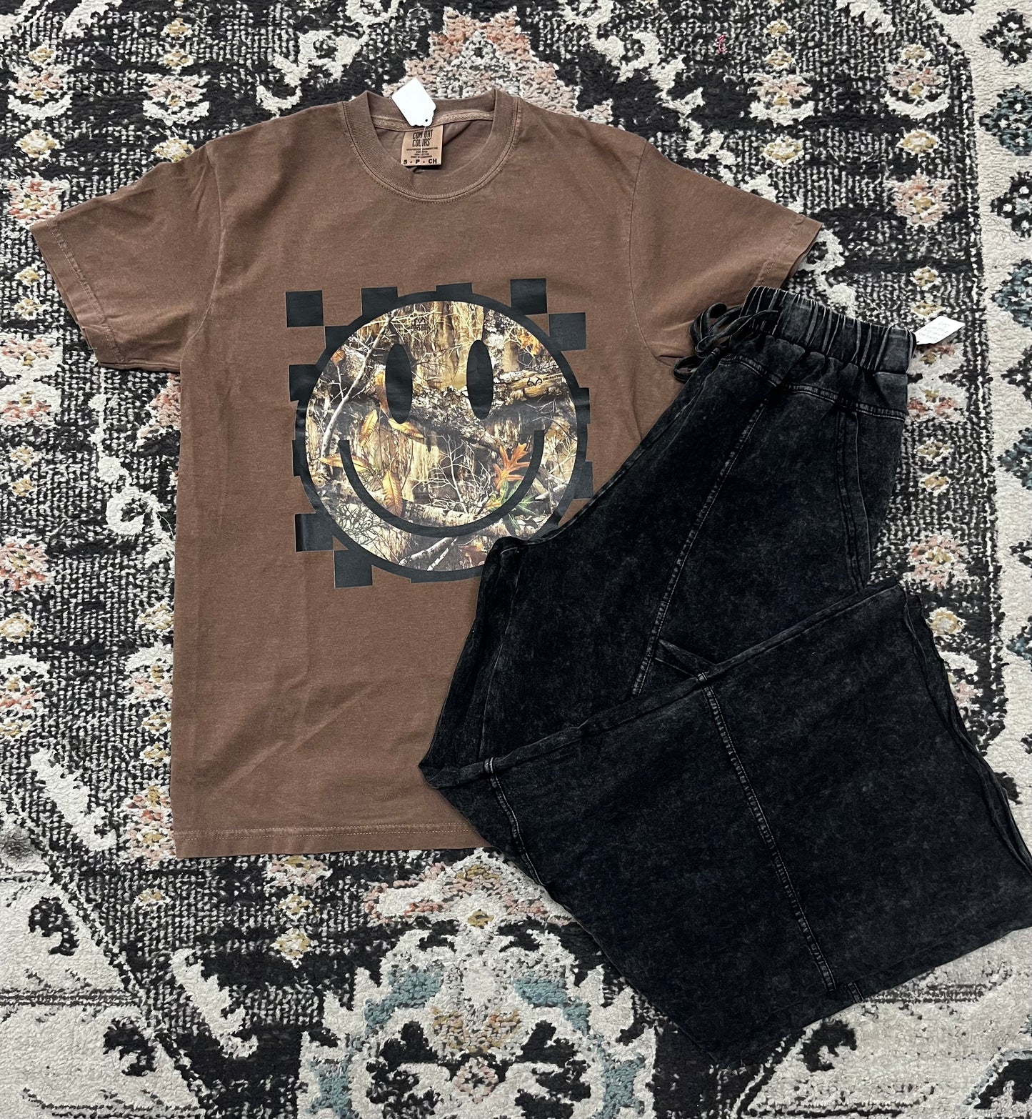Camo/Smiley Tee