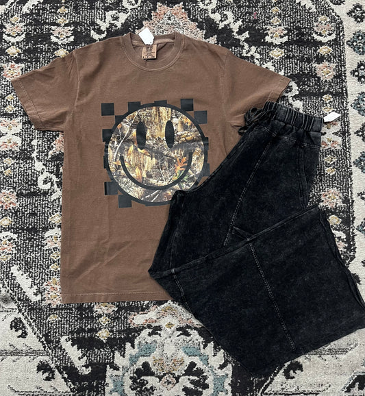 Camo/Smiley Tee