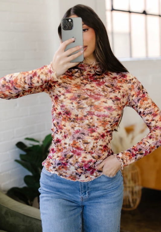 Spring Floral Mesh