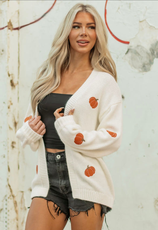 Pumpkin Cardigan