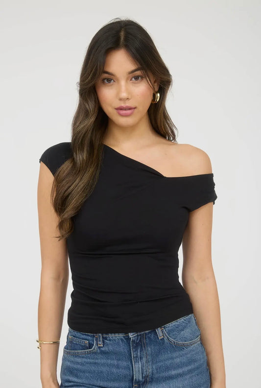 Black Asymmetrical Top