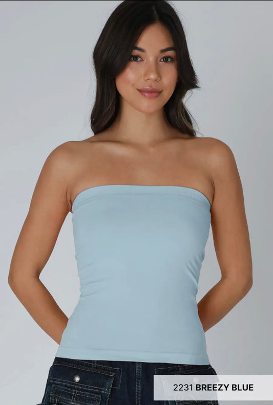 Blue Tube Top