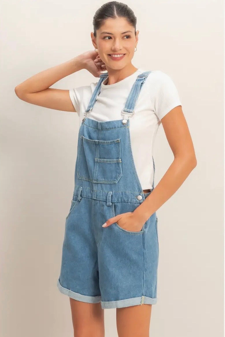 Denim Baggy Overall