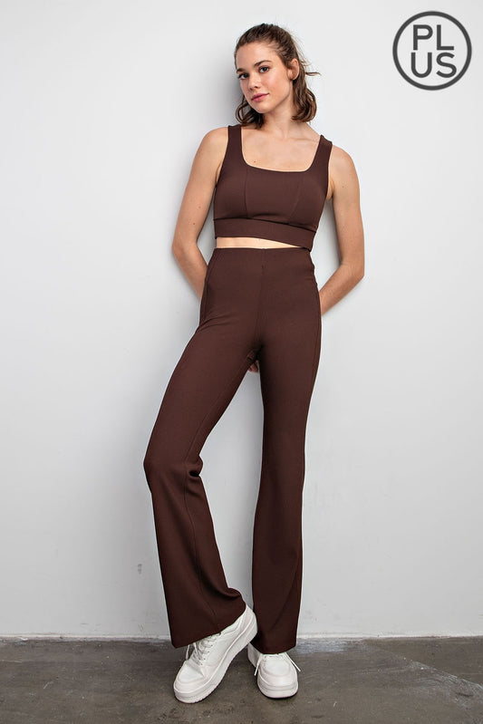 Brown Flared Legging was $36/$39