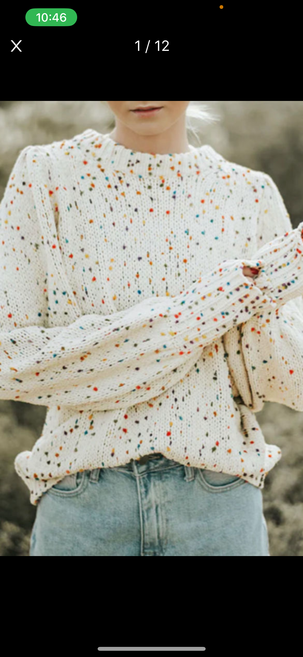 White Speckled Sweater was $39