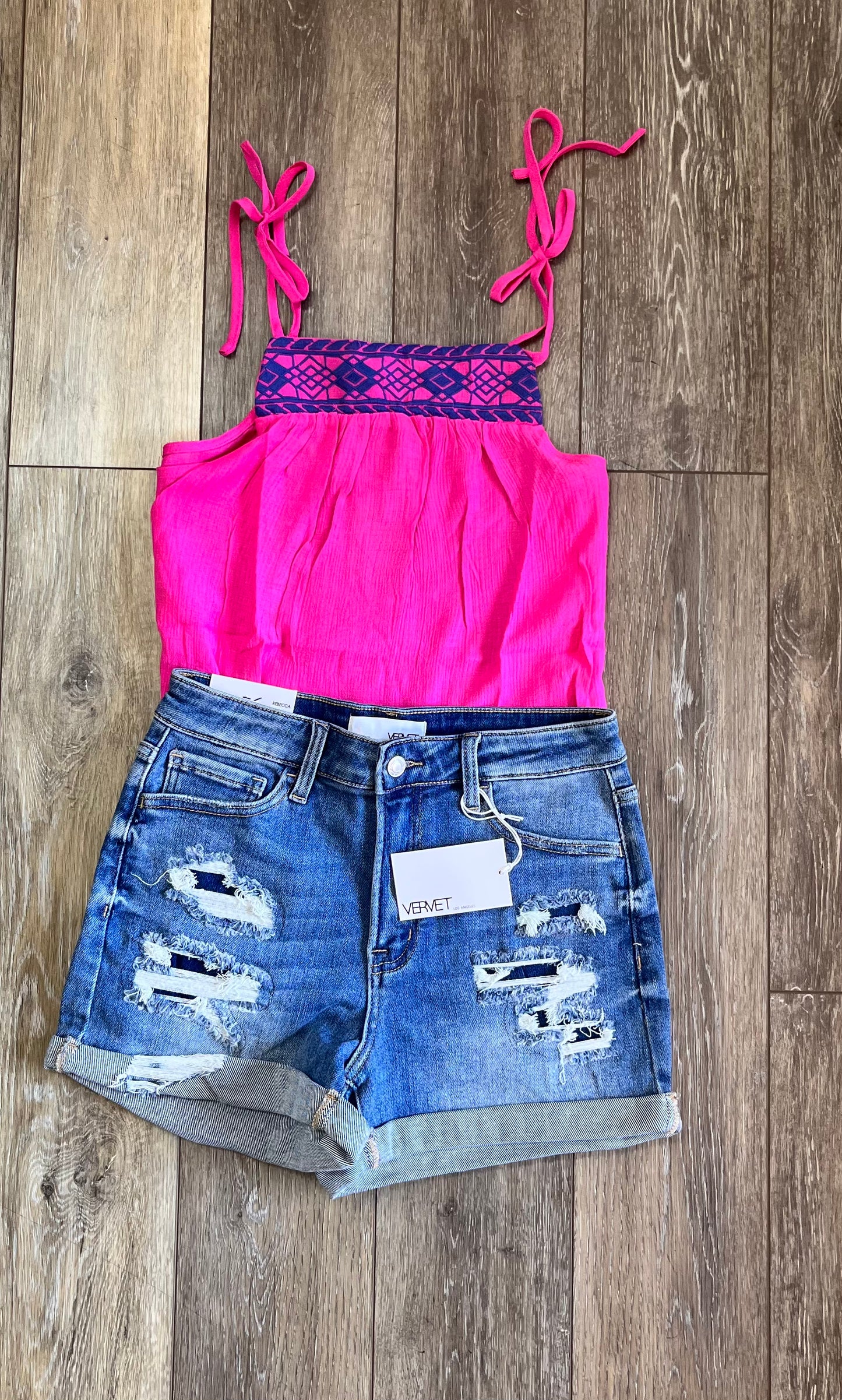 Hot Pink Embroidered Cami was $24.90