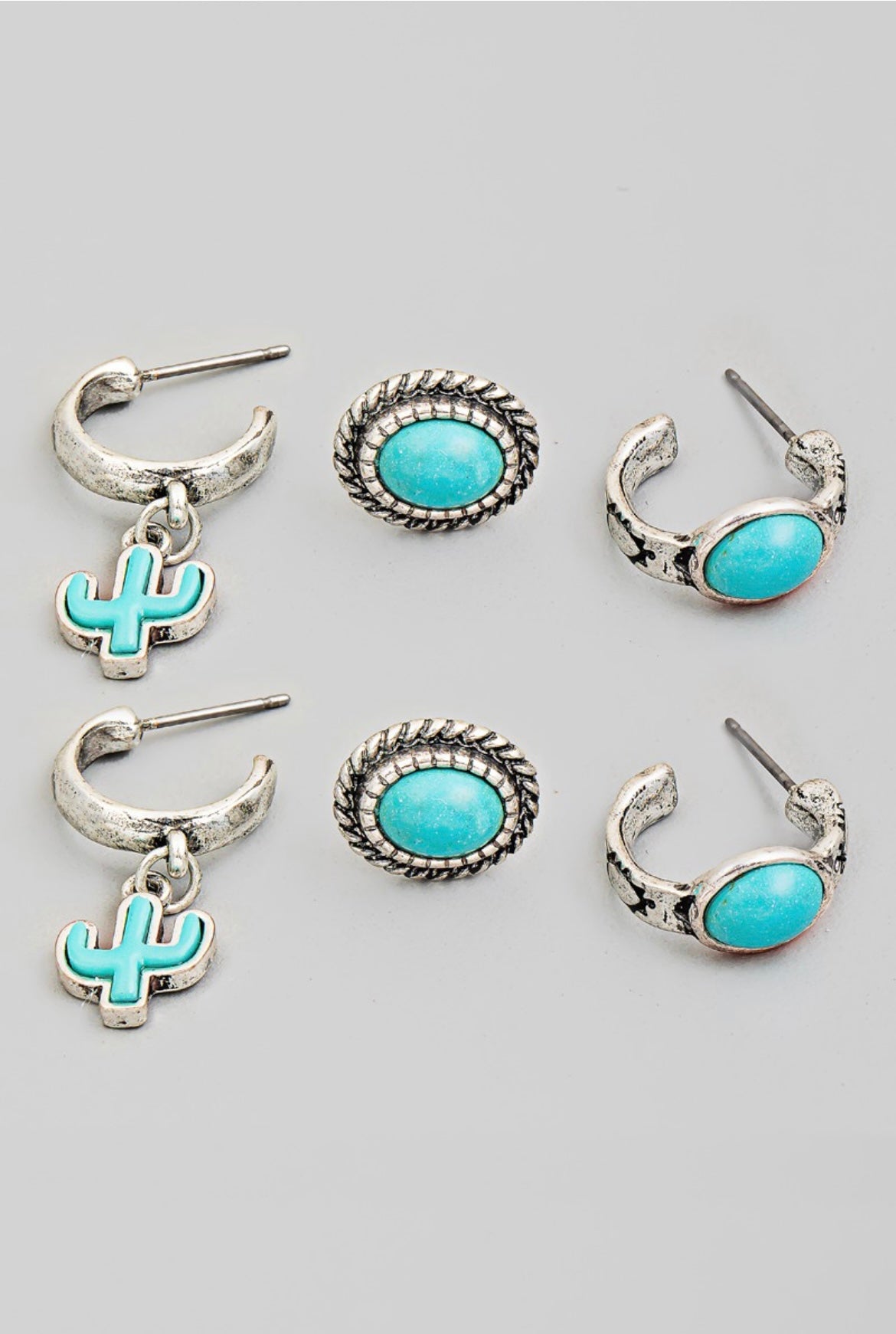 Turquoise Earring Set